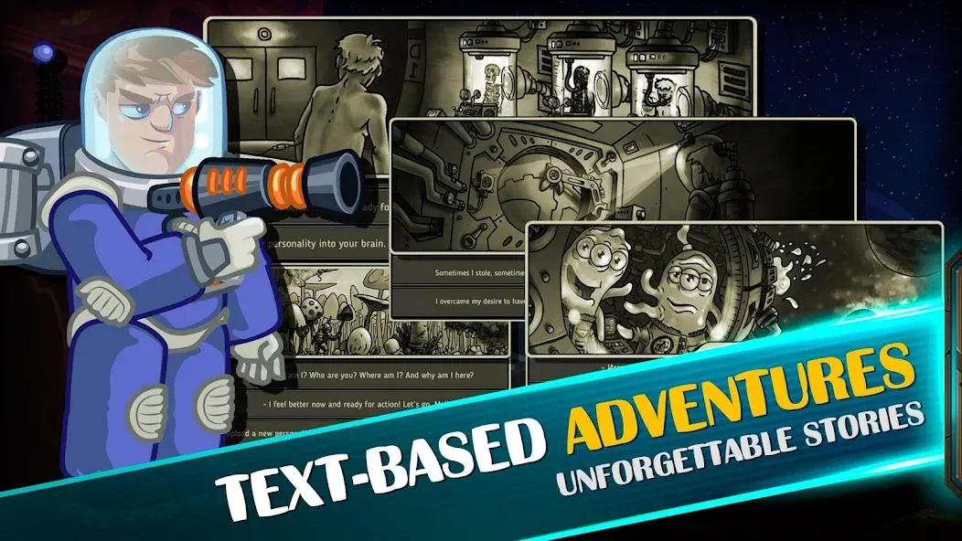 Space Raiders RPG [MOD: безлимитные ресурсы и мощное оружие] (Бесплатно / APK) — скриншот 3