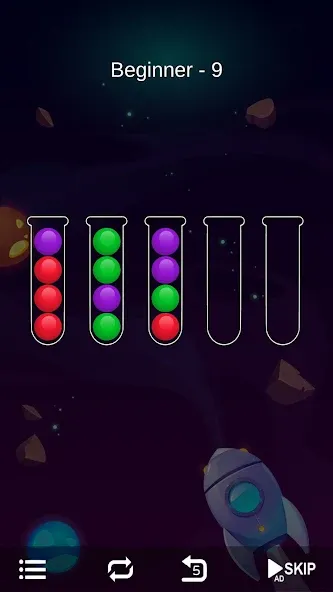 Скачать Ball Sort - Bubble Sort Puzzle [MOD: без рекламы и все уровни открыты] на телефон — скриншот 3
