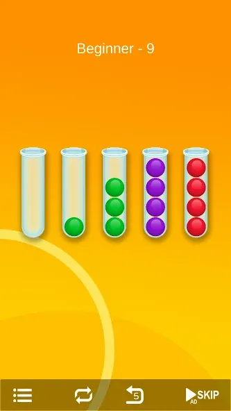 Скачать Ball Sort - Bubble Sort Puzzle [MOD: без рекламы и все уровни открыты] на телефон — скриншот 4