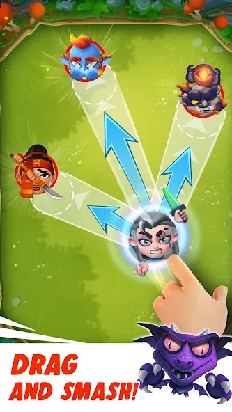 Скачать Smashing Four: PvP Hero bump [MOD: безлимитные деньги и усиленные герои] на телефон — скриншот 3