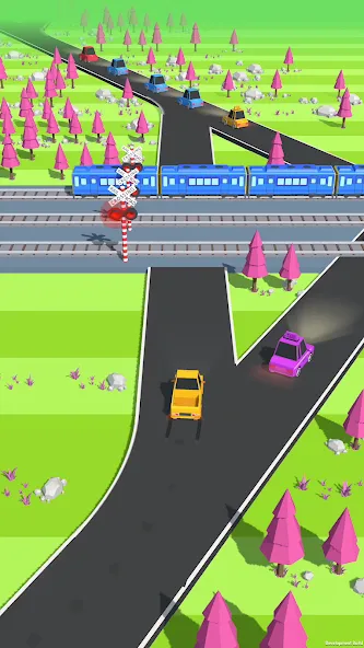 Traffic Run!: Driving Game [MOD: безлимитные деньги и все машины] последняя версия — скриншот 1