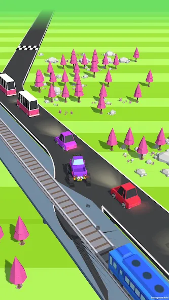 Traffic Run!: Driving Game [MOD: безлимитные деньги и все машины] последняя версия — скриншот 2