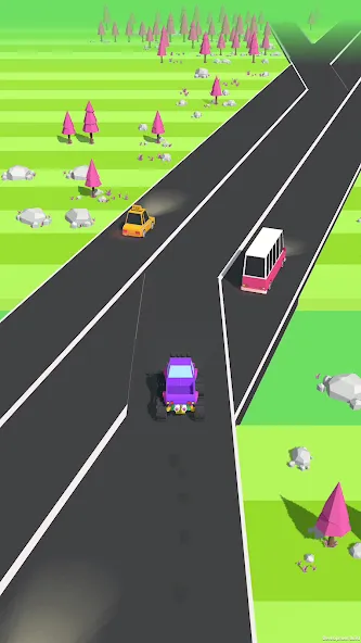 Traffic Run!: Driving Game [MOD: безлимитные деньги и все машины] последняя версия — скриншот 3