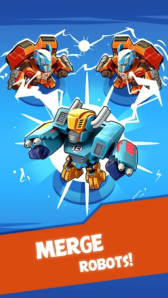 Скачать взлом Merge Plane Robots Idle Empire [MOD: безлимитные деньги и энергия] — скриншот 5