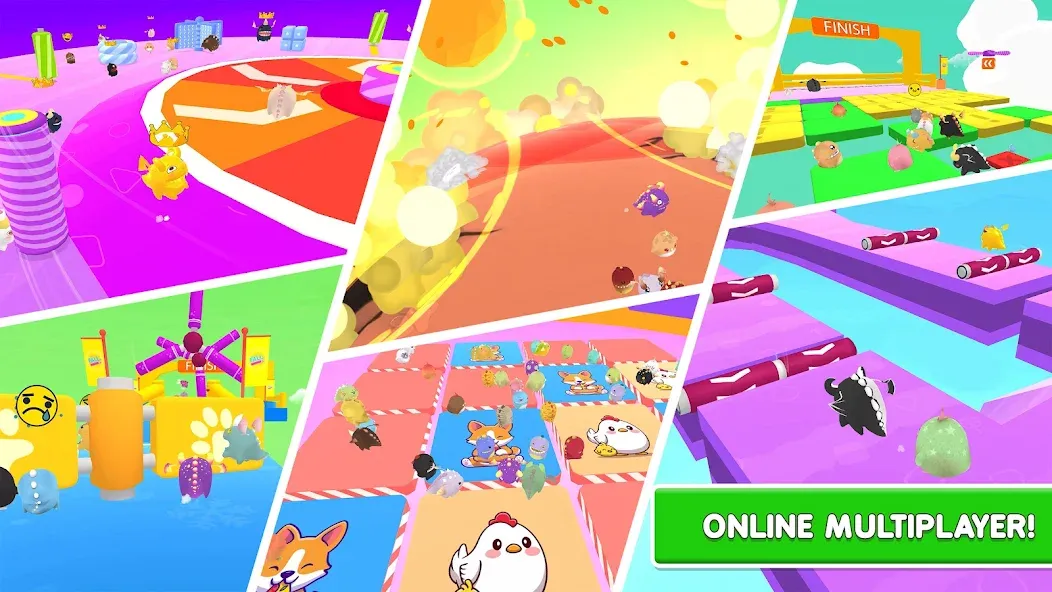Fall.io - Race of Dino [MOD: без рекламы и все динозавры открыты] — Скачать бесплатно (APK) — скриншот 1