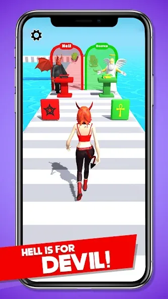 Heaven Life Rush! Paradise Run [MOD: безлимитные монеты и все уровни] (Бесплатно / APK) — скриншот 3