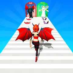 Heaven Life Rush! Paradise Run [MOD: безлимитные монеты и все уровни] (Бесплатно / APK)