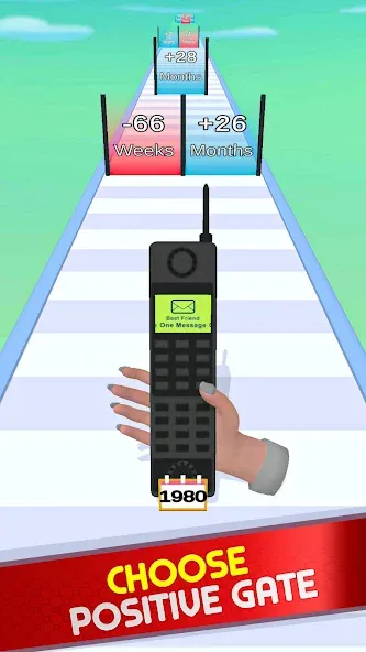 Взломанная Phone Runner Evolution Race 3D [MOD: без рекламы и много денег] на Андроид — скриншот 4