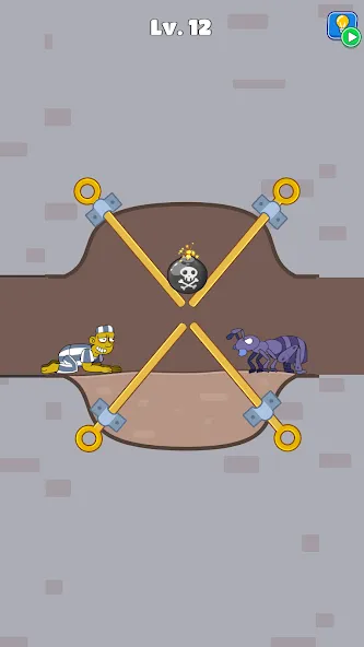 Скачать Prison Escape: Pin Puzzle [MOD: безлимитные деньги и подсказки] на телефон — скриншот 2