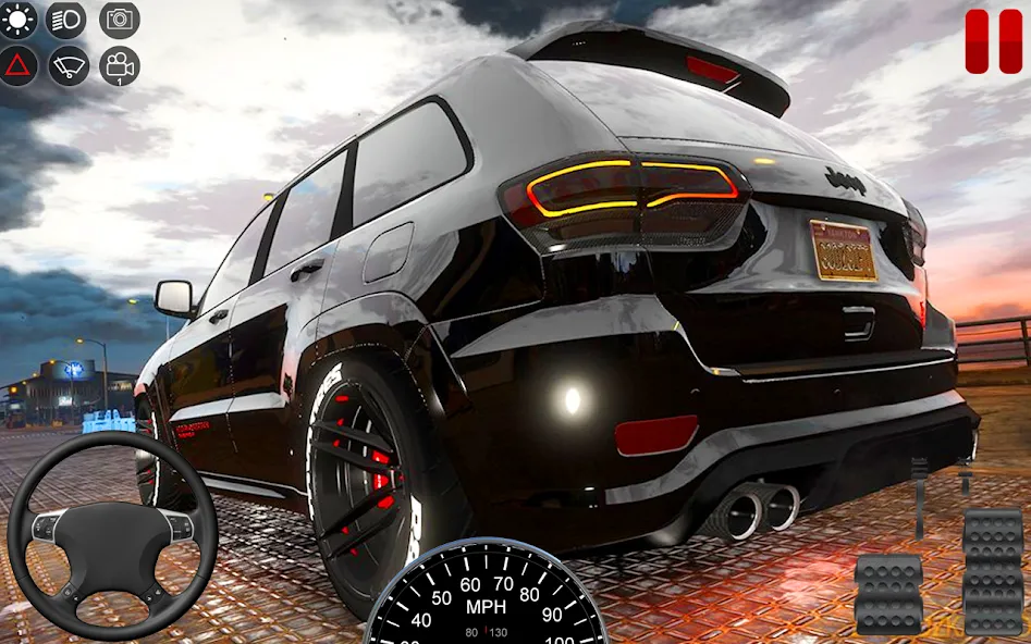 US Prado Car Games Simulator [MOD: безлимитные деньги и всё открыто] (Бесплатно / APK) — скриншот 1