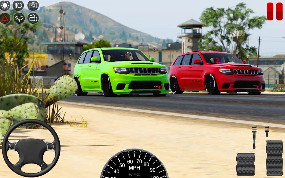 US Prado Car Games Simulator [MOD: безлимитные деньги и всё открыто] (Бесплатно / APK) — скриншот 2