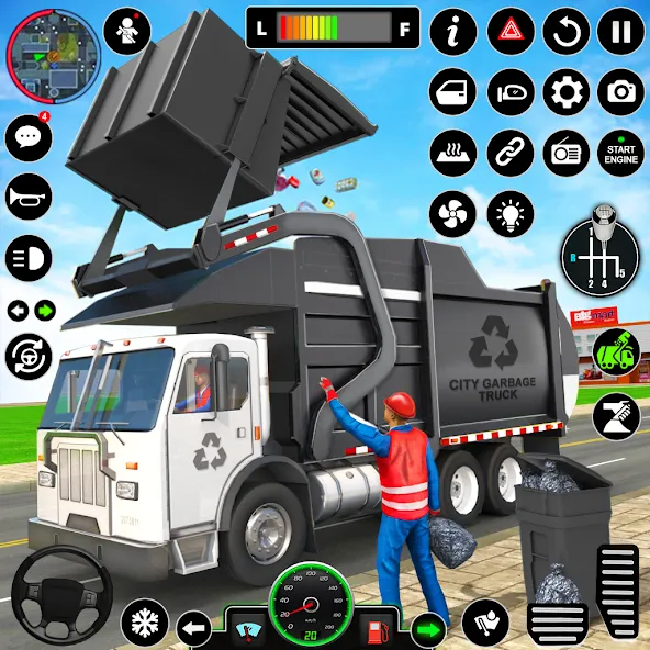 Скачать взлом Truck Driving Games Truck Game [MOD: много денег и все грузовики открыты] — скриншот 1
