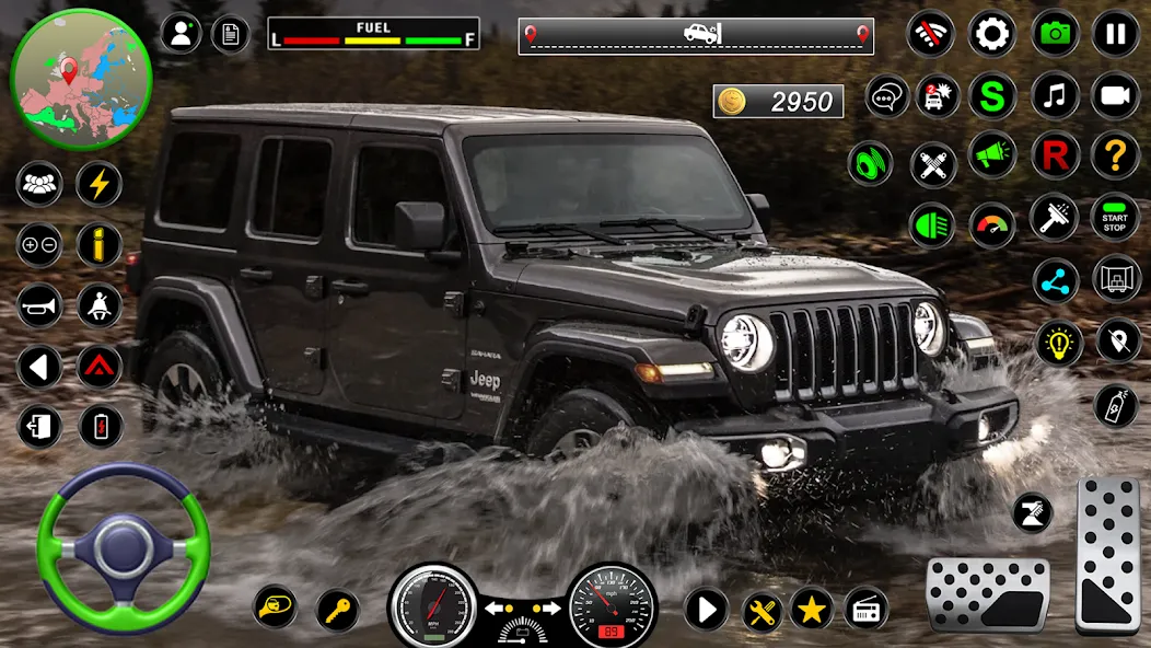 Jeep Driving Simulator offRoad [MOD: безлимитные деньги и все машины открыты] — Скачать бесплатно (APK) — скриншот 2