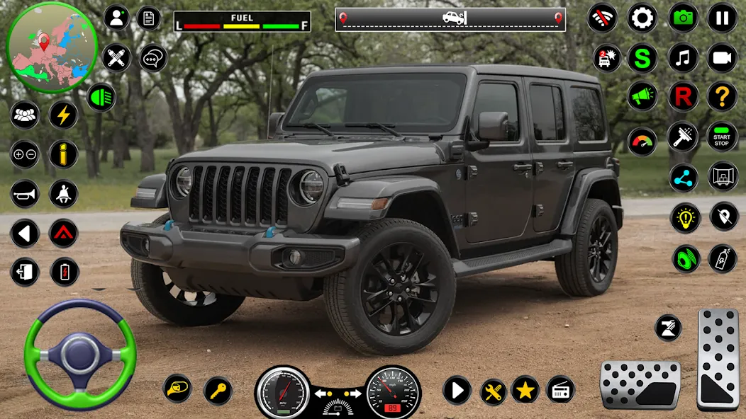Jeep Driving Simulator offRoad [MOD: безлимитные деньги и все машины открыты] — Скачать бесплатно (APK) — скриншот 4