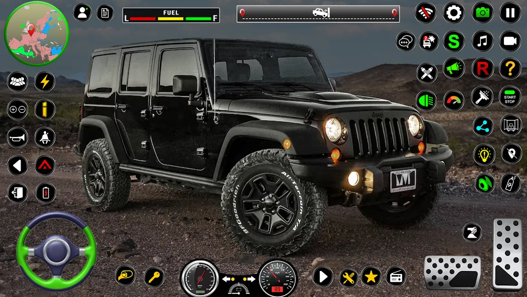 Jeep Driving Simulator offRoad [MOD: безлимитные деньги и все машины открыты] — Скачать бесплатно (APK) — скриншот 5