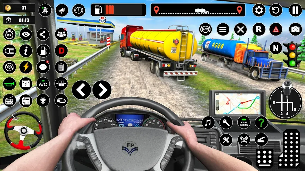 Oil Truck Games: Driving Games [MOD: безлимитные деньги и топливо] — Скачать бесплатно (APK) — скриншот 4