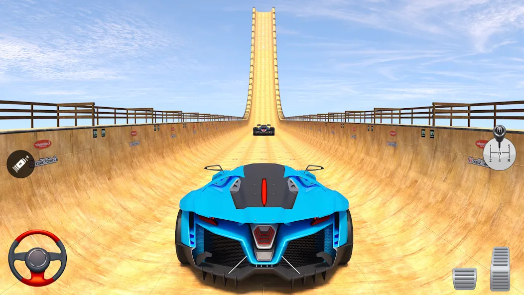 Скачать Superhero Car: Mega Ramp Games [MOD: безлимитные деньги и все машины открыты] на телефон — скриншот 4