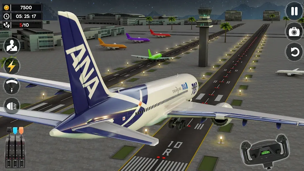 Airplane Flight Simulator 2023 [MOD: безлимитные деньги и топливо] — Скачать бесплатно (APK) — скриншот 3