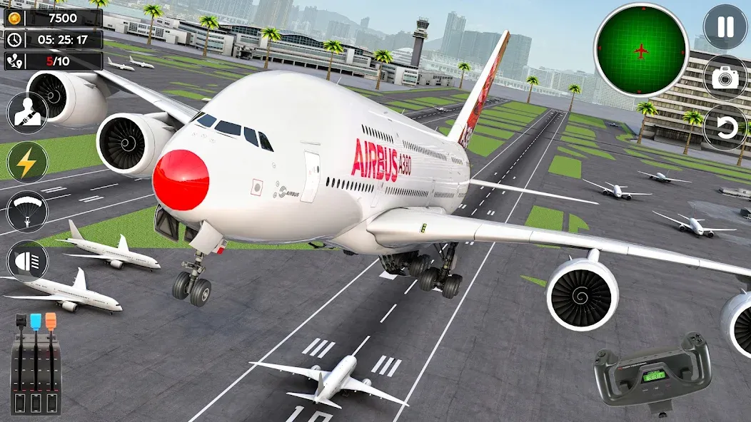 Airplane Flight Simulator 2023 [MOD: безлимитные деньги и топливо] — Скачать бесплатно (APK) — скриншот 5