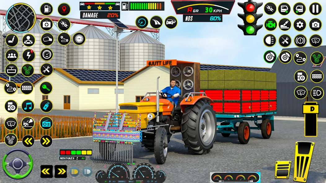 Скачать Farming Tractor Game Simulator [MOD: новая техника и богатый урожай] на телефон — скриншот 3