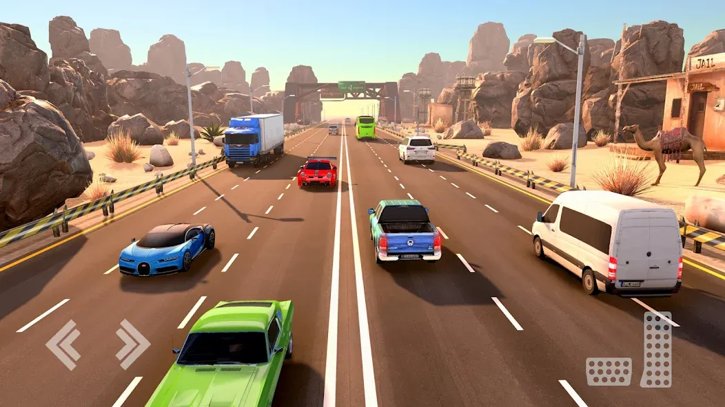 Real Highway Car Racing Games [MOD: безлимитные деньги и все машины открыты] последняя версия — скриншот 2