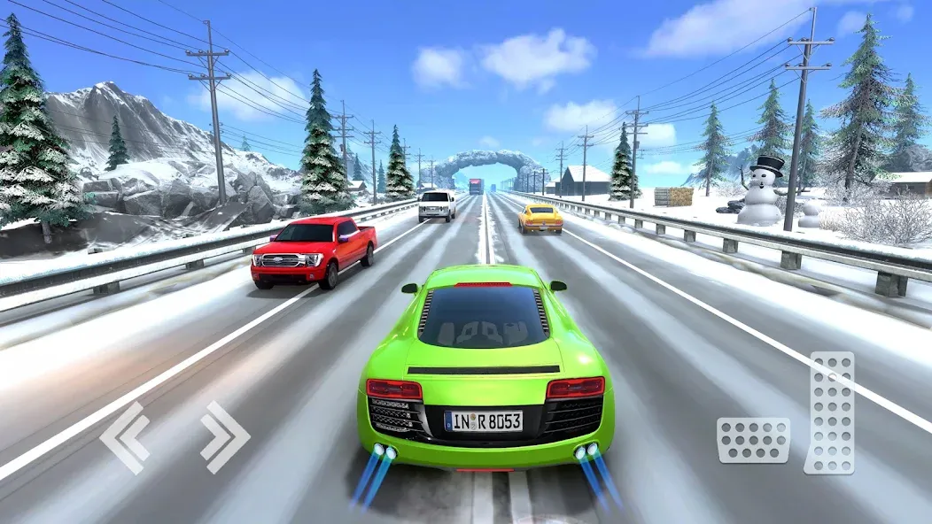 Real Highway Car Racing Games [MOD: безлимитные деньги и все машины открыты] последняя версия — скриншот 3