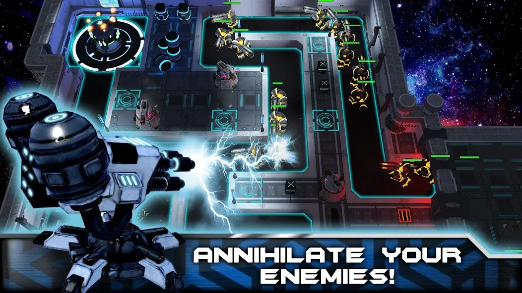Modular Tower Defense [MOD: неограниченные ресурсы и улучшения] — Скачать бесплатно (APK) — скриншот 5