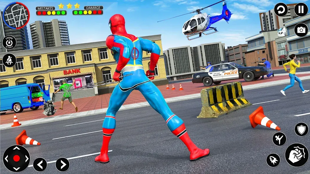 Скачать Spider Rope Hero Spider Games [MOD: безлимитные деньги и алмазы] — скриншот 3