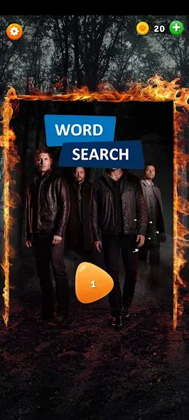 Скачать Supernatural Word Search [MOD: безлимитные подсказки и открыты все уровни] на телефон — скриншот 1