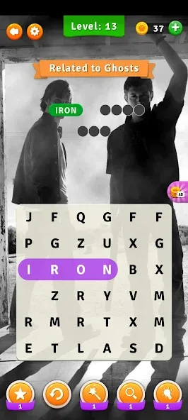 Скачать Supernatural Word Search [MOD: безлимитные подсказки и открыты все уровни] на телефон — скриншот 5