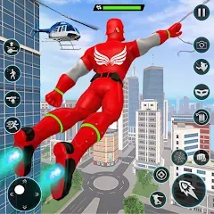 Скачать Rope Hero Spider Fighting Game [MOD: безлимитные деньги и мощное оружие] на телефон
