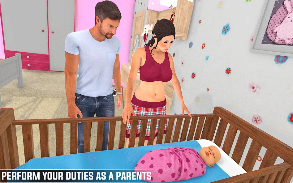 Скачать взлом Pregnant Games Mommy Simulator [MOD: безлимитные деньги и все уровни открыты] — скриншот 1