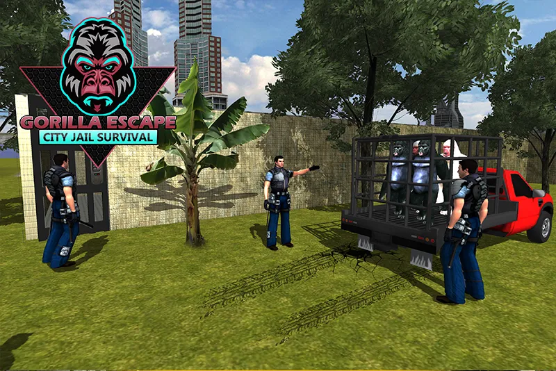 Скачать взлом Gorilla Smash City Escape Jail [MOD: безлимитные деньги и суперсила] — скриншот 5