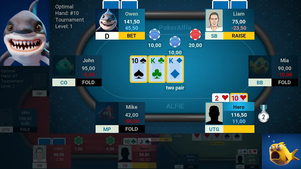 Скачать взлом Offline Poker AI - PokerAlfie [MOD: умный офлайн-покер без интернета] — скриншот 1