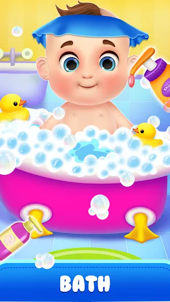 Скачать Mom newborn babysitter care [MOD: заботливая няня без ограничений] — скриншот 1