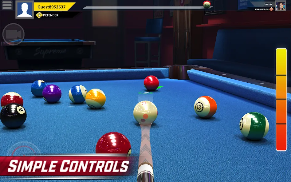 Скачать взлом Pool Stars - 3D Online Multipl [MOD: безлимитные монеты и разблокированные столы] — скриншот 2