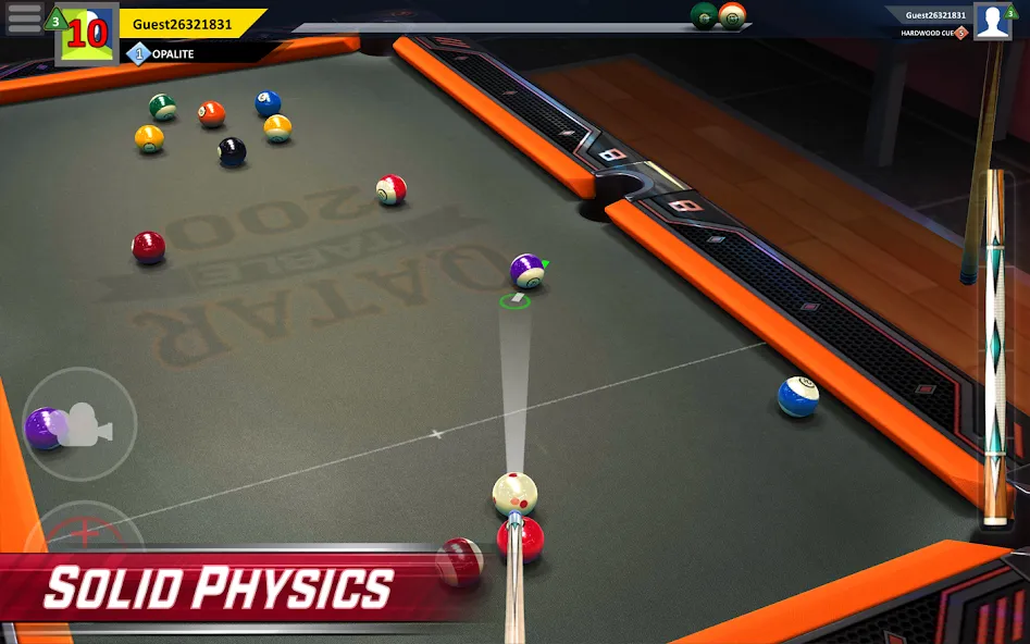 Скачать взлом Pool Stars - 3D Online Multipl [MOD: безлимитные монеты и разблокированные столы] — скриншот 3