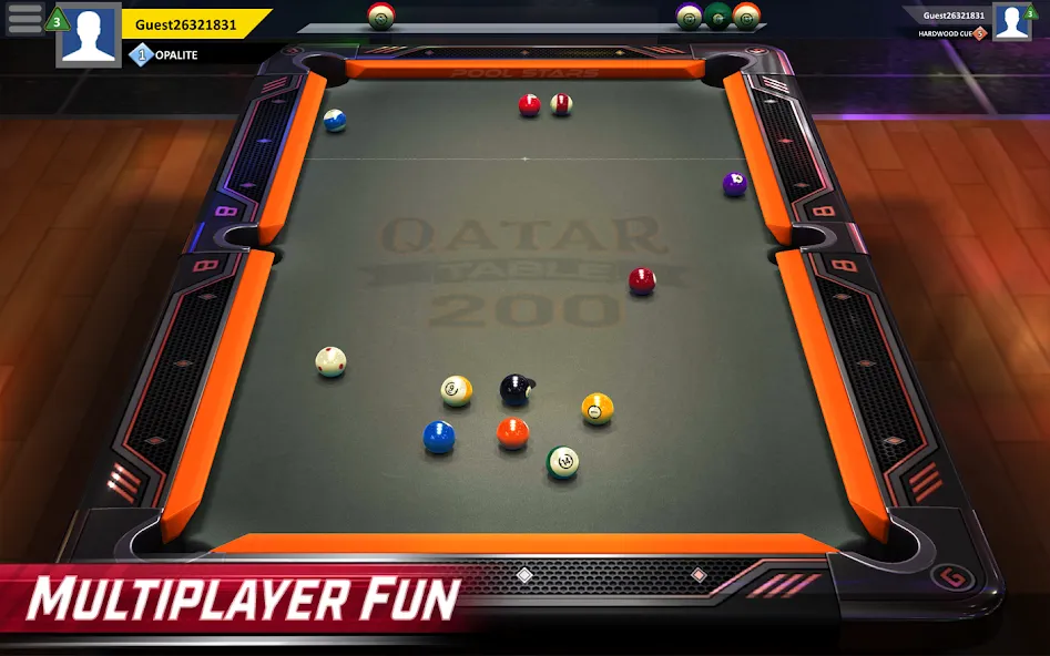 Скачать взлом Pool Stars - 3D Online Multipl [MOD: безлимитные монеты и разблокированные столы] — скриншот 4