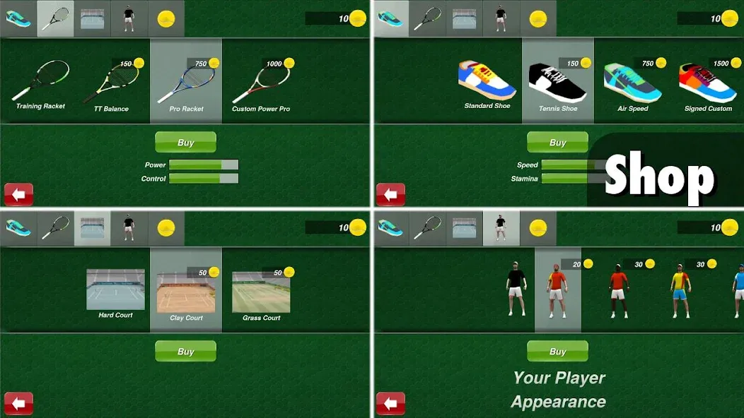 Tennis Champion 3D - Online Sp [MOD: без рекламы и много монет] — Скачать бесплатно (APK) — скриншот 5
