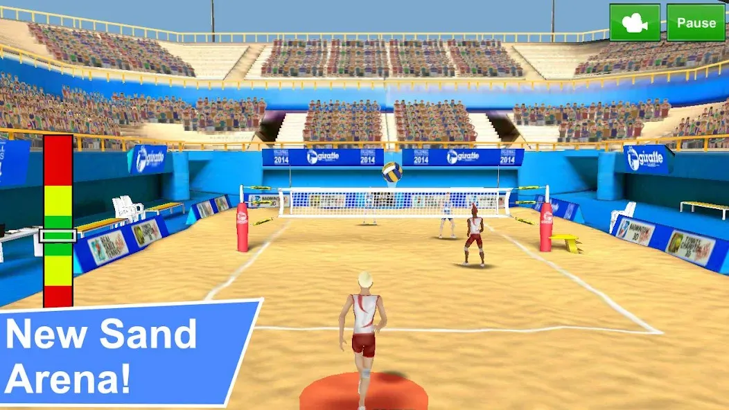 Volleyball Champions 3D - Onli [MOD: безлимитные монеты и энергия] (Бесплатно / APK) — скриншот 1