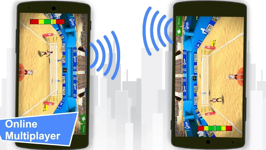 Volleyball Champions 3D - Onli [MOD: безлимитные монеты и энергия] (Бесплатно / APK) — скриншот 3