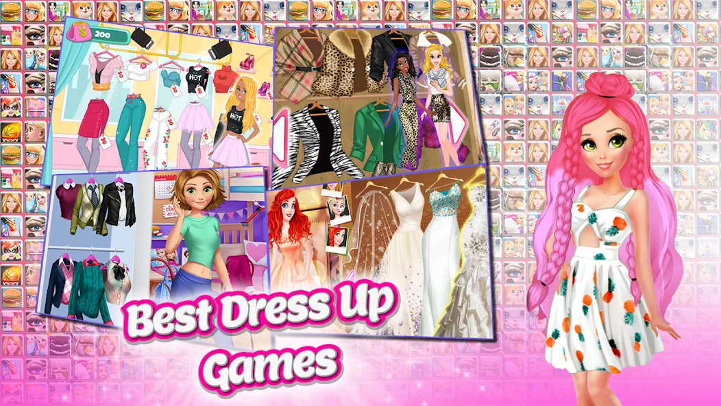 Frippa Games for Girls [MOD: много игр и все открыто] на Андроид — скриншот 2
