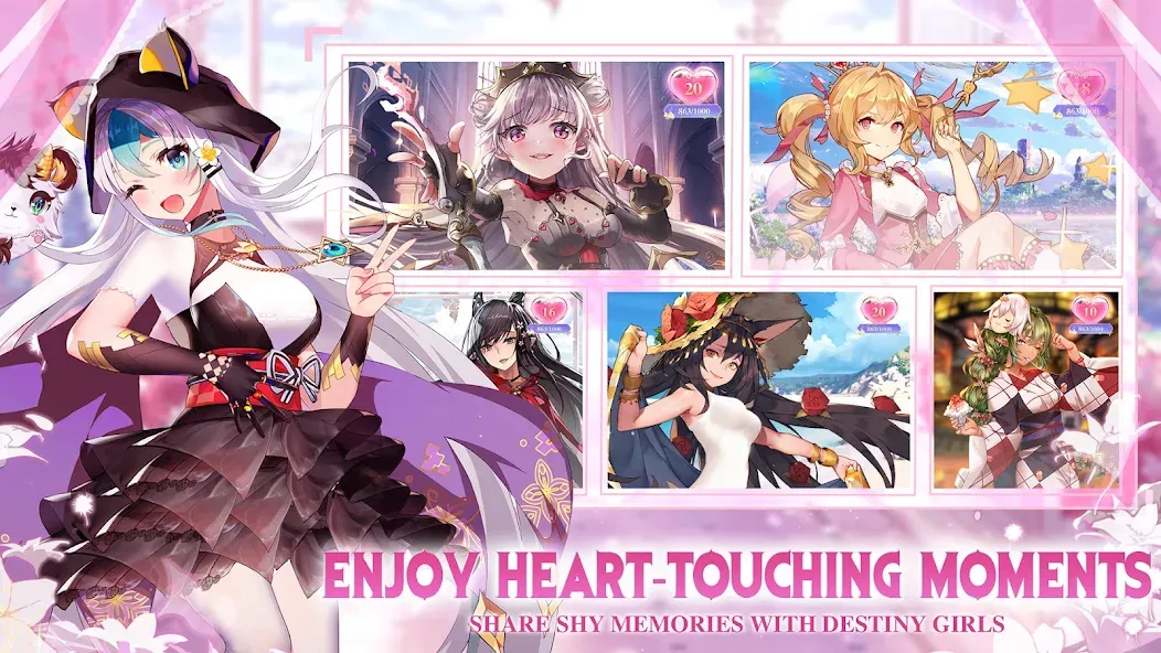 Girls' Connect: Idle RPG [MOD: безлимитные ресурсы и алмазы] — Скачать бесплатно (APK) — скриншот 4