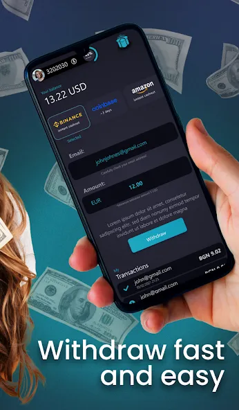 Скачать Cash Earning App Givvy Videos [MOD: мгновенные выплаты и много монет] на телефон — скриншот 3