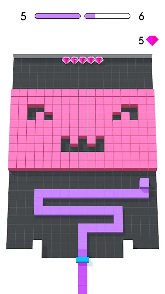 Color Fill 3D [MOD: без рекламы и все уровни открыты] — Скачать бесплатно (APK) — скриншот 1