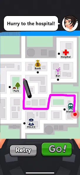 Скачать Taxi Master - Draw&Story game [MOD: без рекламы и много денег] — скриншот 4