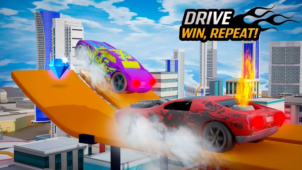 Скачать Nano Monster Truck Jam Game [MOD: безлимитные деньги и топливо] — скриншот 2