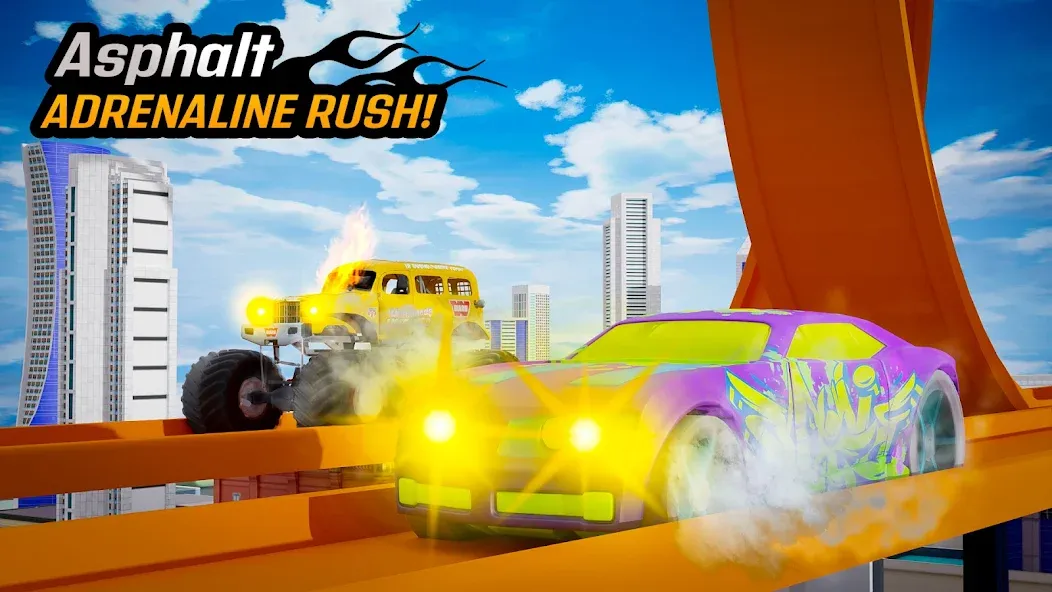 Скачать Nano Monster Truck Jam Game [MOD: безлимитные деньги и топливо] — скриншот 3