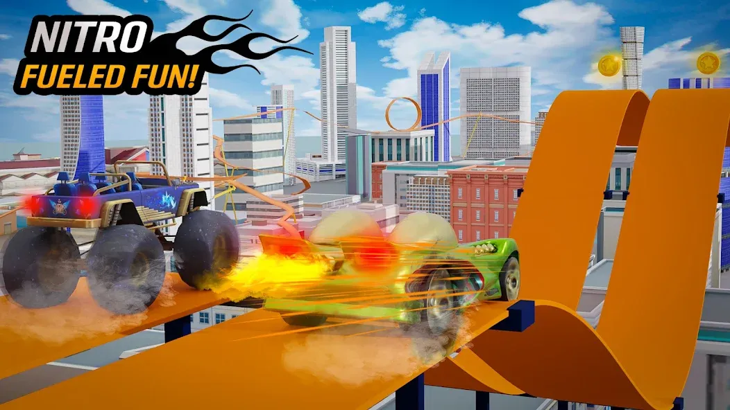 Скачать Nano Monster Truck Jam Game [MOD: безлимитные деньги и топливо] — скриншот 4