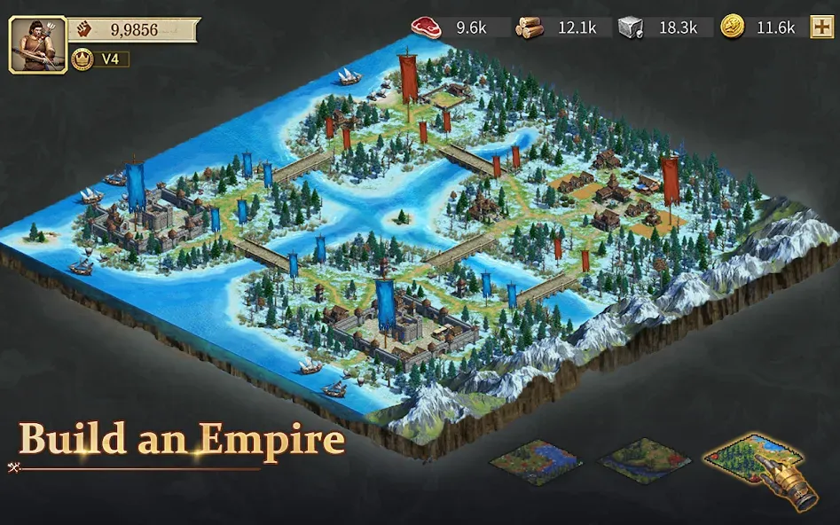 Game of Empires:Warring Realms [MOD: безлимитные ресурсы и ускоренное строительство] на Андроид — скриншот 3